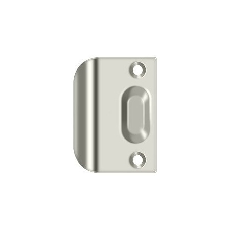 Deltana Full Lip Strike Plate For Ball Catch and Roller Catch in Polished Nickel FLSP335U14